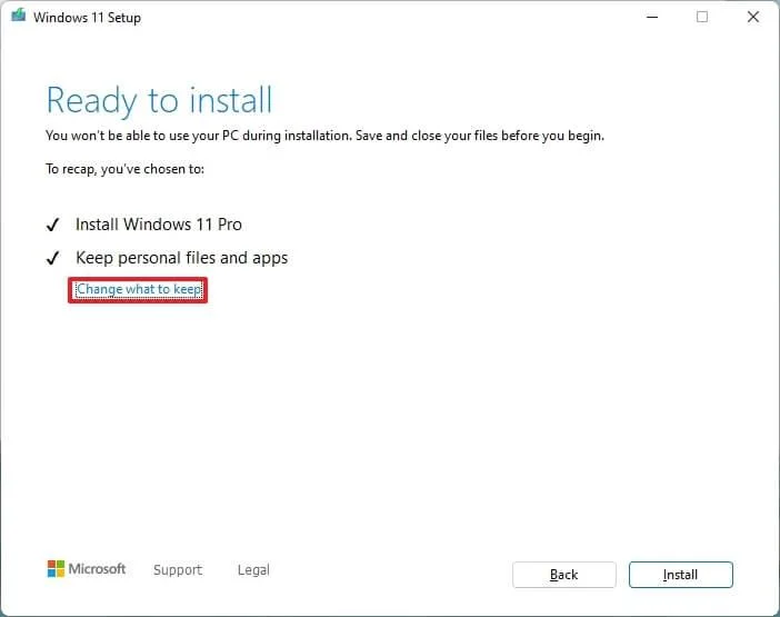 Kaip įdiegti „Windows 11 25H2“ be USB naudojant ISO