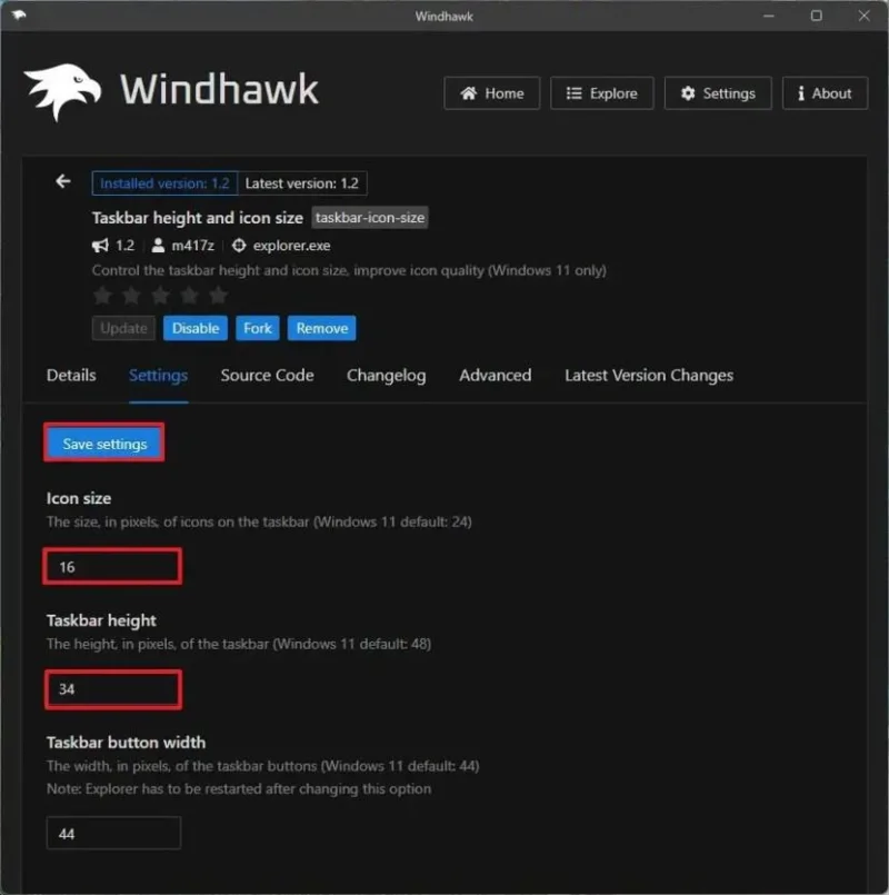Jak změnit velikost hlavního panelu ve Windows 11