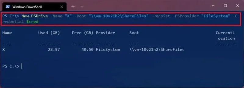 Kaip susieti tinklo diską sistemoje „Windows 11“