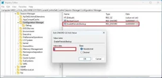 Jak povolit automatické zálohování registru ve Windows 11, 10