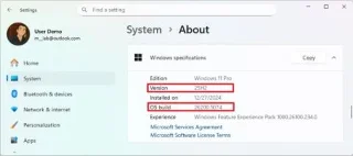 Πώς να ελέγξετε αν τα Windows 11 25H2 είναι εγκατεστημένα στον υπολογιστή σας
