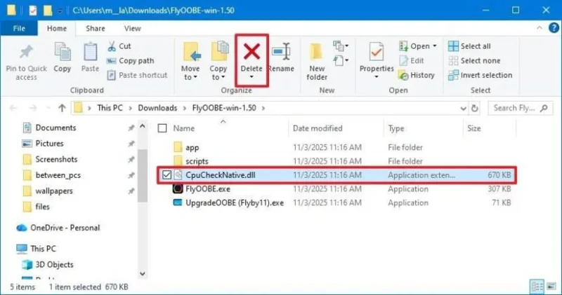 Kaip naudoti „FlyOOBE“ norint atnaujinti į „Windows 11“ nepalaikomame procesoriuje