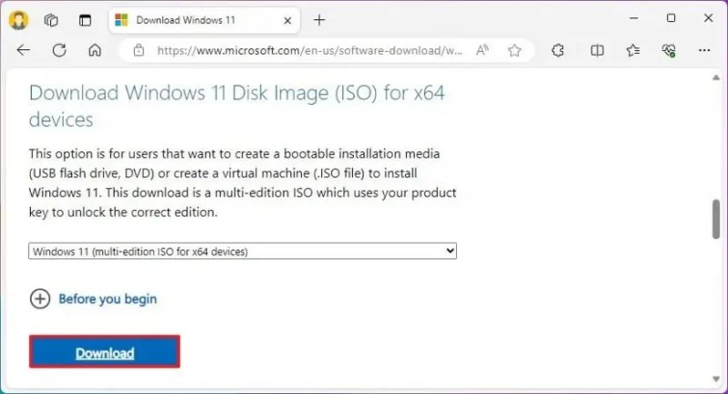 Як завантажити ISO-файл Windows 11 22H2