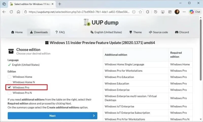 Як завантажити ISO-файл Windows 11 26H1
