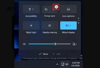 „Windows 11“ pagaliau gali pagreitinti tamsaus režimo perjungimą su nauju greitųjų nustatymų perjungikliu