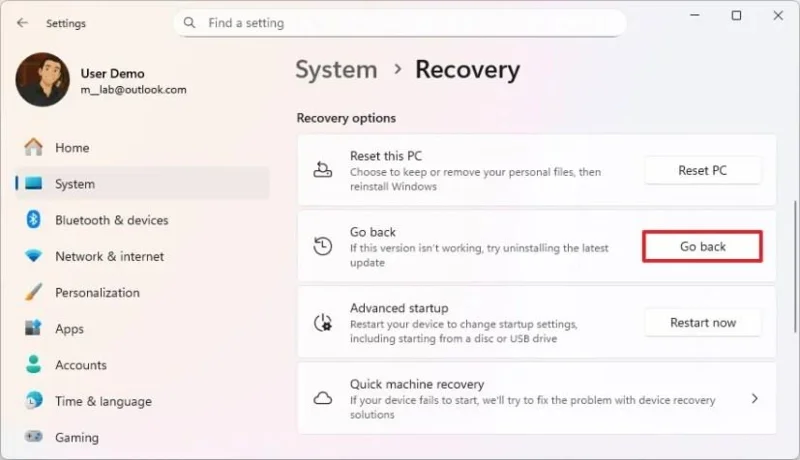 Kaip saugiai pašalinti „Windows 11 25H2“