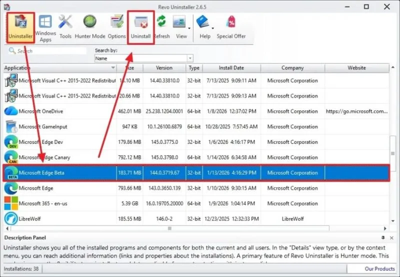 Як повністю видалити програми за допомогою Revo Uninstaller у Windows 11