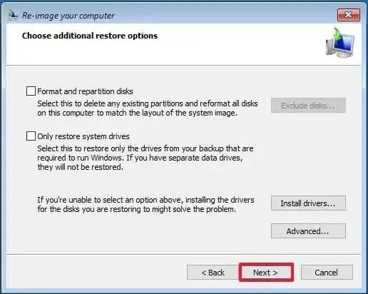 Kaip sukurti pilną atsarginę kopiją sistemoje „Windows 10“