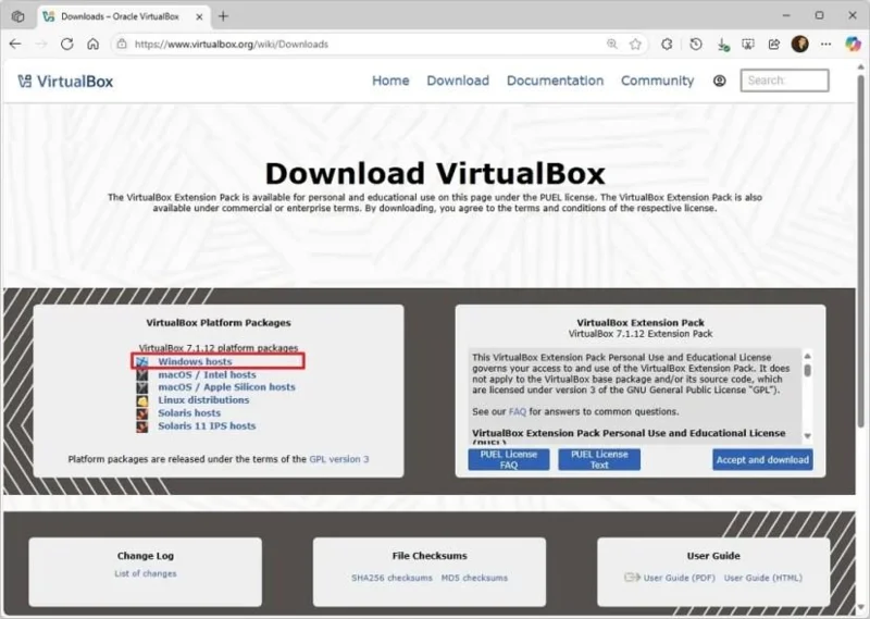 Kako instalirati VirtualBox na Windows 11, 10 (2026)