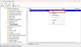 Ako povoliť ochranu proti falšovaniu falošných obrázkov pre Windows Hello Face v systéme Windows 11