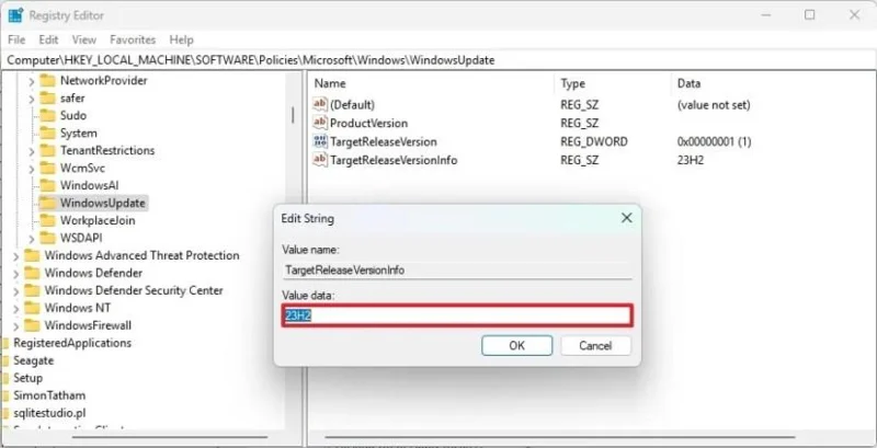 Оновіть версію 22H2 (або 21H2) до Windows 11 23H2, пропустивши версію 24H2.