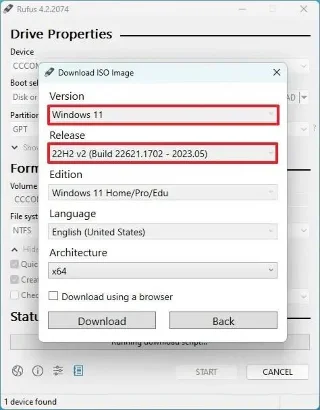 Як завантажити ISO-образ Windows 11 22H2 після випуску 23H2