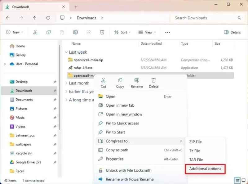Як створити архівні файли у форматі ZIP, TAR та 7z у Windows 11 Як створити архівні файли у форматі ZIP, TAR та 7z у Windows 11