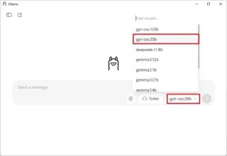 Az OpenAI GPT-OSS AI modell telepítése Windows 11 rendszerre