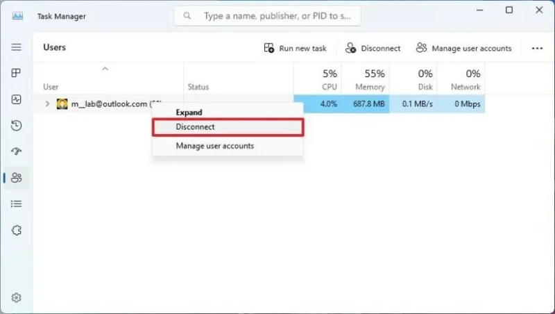 Як заблокувати, вийти з системи та переключити користувачів у Windows 11