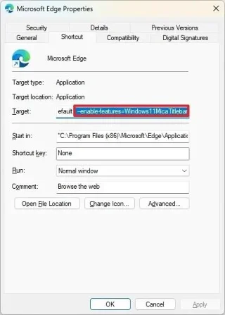 Kako omogućiti efekt tinjca u Microsoft Edgeu u 2026.