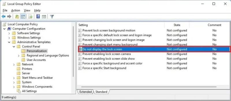 Як вимкнути екран блокування у Windows 11