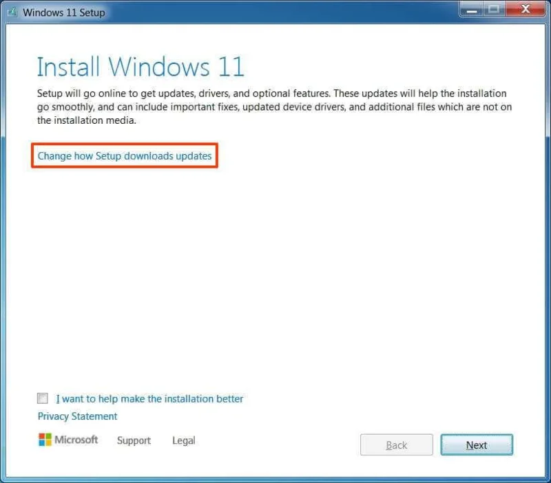 Kaip atnaujinti iš „Windows 7“ į „Windows 11“