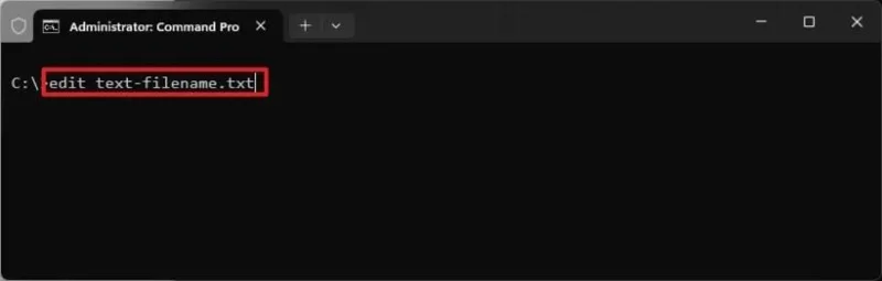 Як встановити (новий) текстовий редактор командного рядка Microsoft Edit у Windows 11