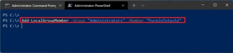Kaip sukurti vietinę paskyrą sistemoje „Windows 11“