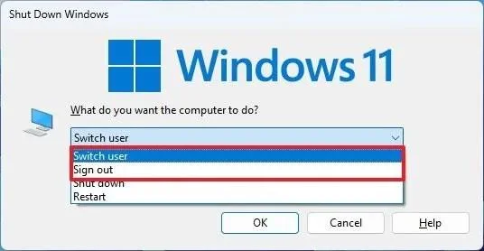 Як заблокувати, вийти з системи та переключити користувачів у Windows 11