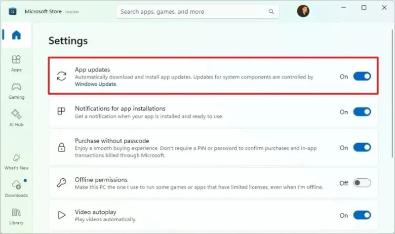 Slik deaktiverer du Windows 11-appoppdateringer fra Microsoft Store