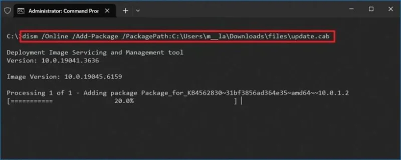 Як встановити CAB-файл для оновлень та драйверів у Windows 10