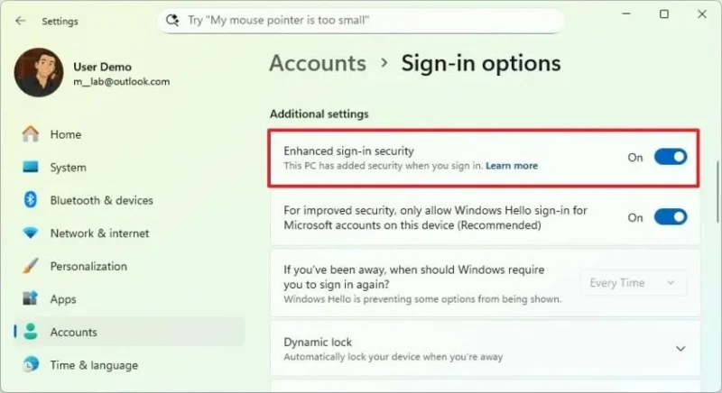 KB5077230 (28020.1619 versija), skirta „Windows 11 26H1“, prideda naujų saugos ir programų funkcijų („Canary“)