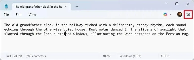 Kaip išjungti „Copilot AI“ funkcijas „Notepad“ programoje, skirtoje „Windows 11“