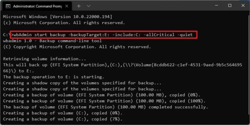 Kaip sukurti pilną atsarginę kopiją „Windows 11“ sistemoje išoriniame USB diske