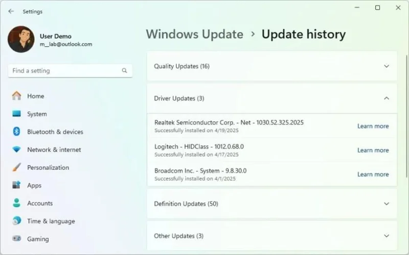 A Windows 11 hamarosan frissíti a harmadik féltől származó alkalmazásokat a Windows Update-en keresztül