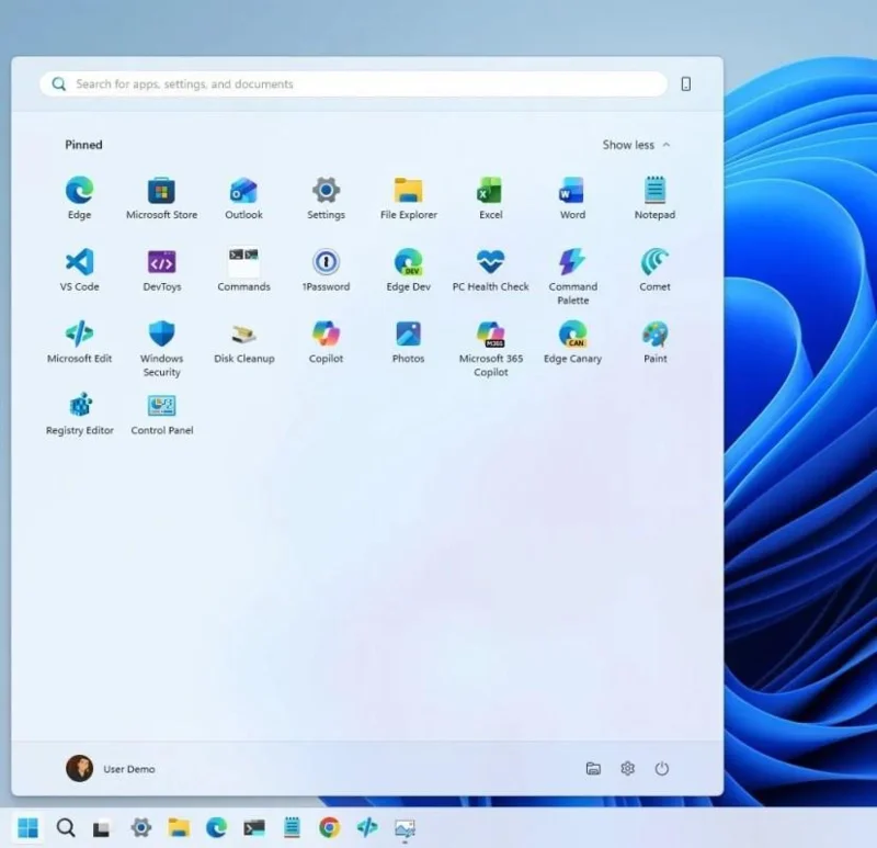 Så här döljer du listan Alla appar i Start-menyn i Windows 11