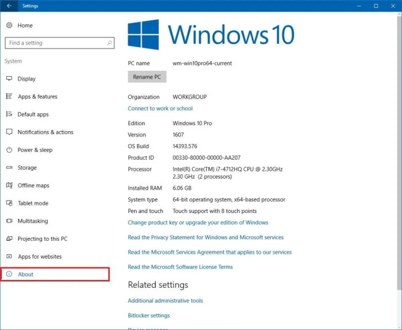 Windows 10: пояснення системних налаштувань