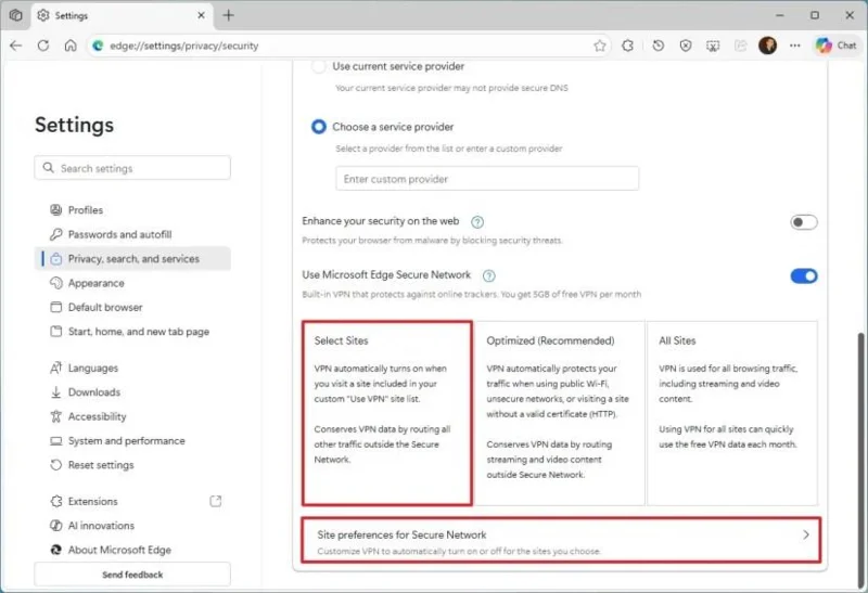 Hur man aktiverar gratis VPN på Microsoft Edge