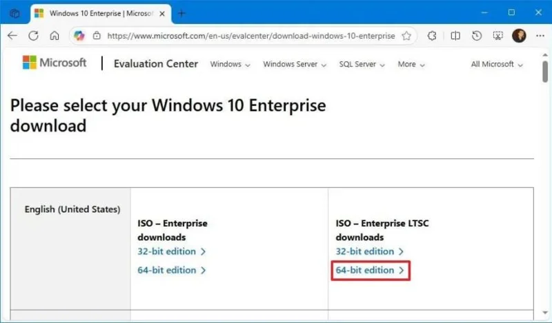 Kaip atsisiųsti „Windows 10 LTSC ISO“ failą 2026 m.