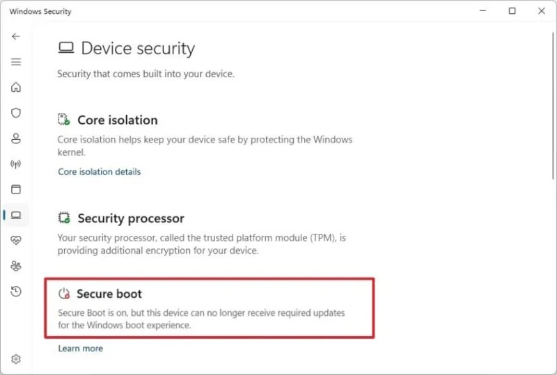 Kaip patikrinti, ar jūsų kompiuteryje yra atnaujinti „Secure Boot“ sertifikatai sistemoje „Windows 11“, 10