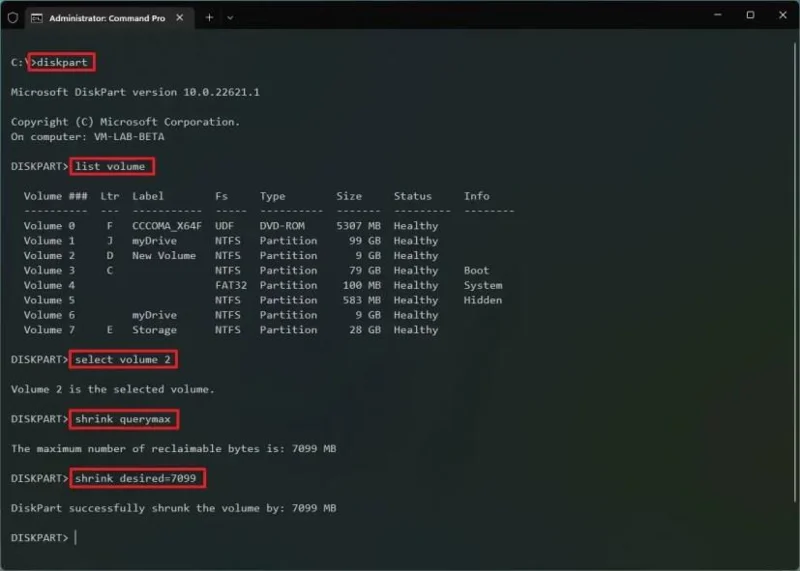 Kaip pakeisti skaidinio dydį sistemoje „Windows 11“