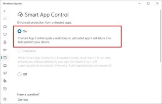 Як увімкнути захист Smart App Control у Windows 11