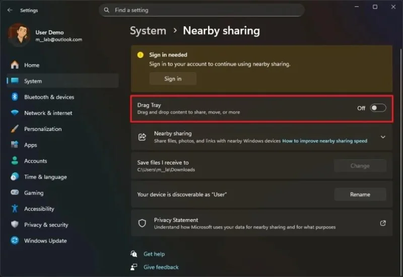 A Windows 11 25H2-höz készült 26220.6972-es build (KB5067106) további sötét módbeli változásokat tartalmaz (fejlesztői)