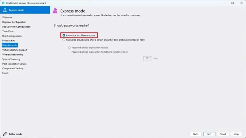 Kaip naudoti neautomatinį atsakymų failą nepalaikomoje aparatinėje įrangoje norint įdiegti „Windows 11“