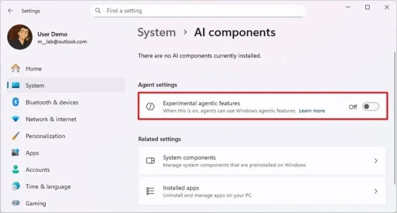 Збірка 26220.7262 (KB5070303) для Windows 11 25H2 додає агентні функції на основі штучного інтелекту (розробник)