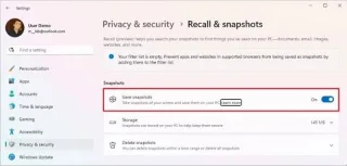 „Windows“ priminimas: viskas, ką reikia žinoti apie dirbtinio intelekto atminties funkciją