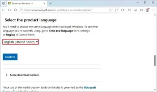 Пряме завантаження ISO-файлу Windows 11 без інструменту створення медіафайлів