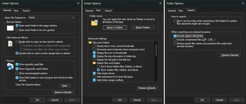 A Windows 11 25H2-höz készült 26220.6972-es build (KB5067106) további sötét módbeli változásokat tartalmaz (fejlesztői)