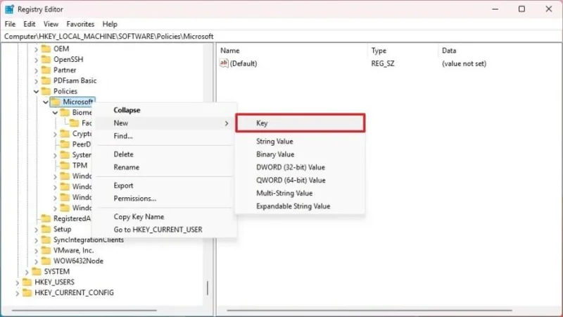 Kaip įjungti apsaugą nuo klastojimo „Windows Hello Face“ sistemoje „Windows 11“