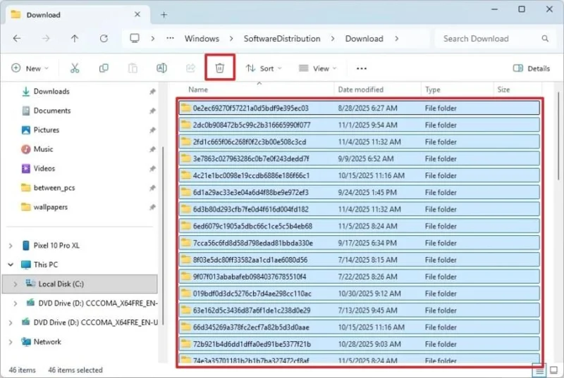 Kaip ištrinti laukiančius naujinimus sistemoje „Windows 11“