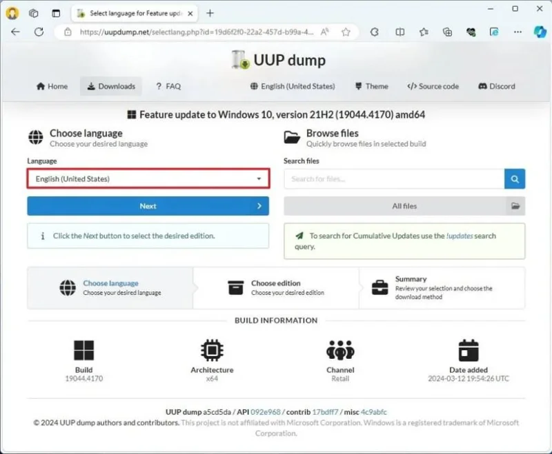 Kaip atsisiųsti senesnes „Windows 10“ (2026 m.) ISO versijas