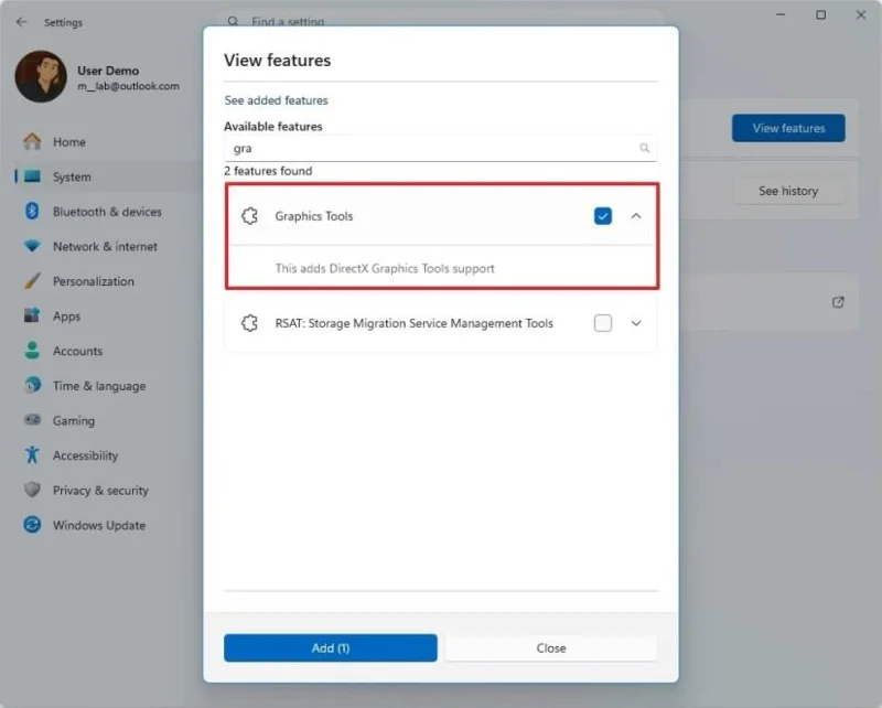 Kā instalēt papildu funkcijas operētājsistēmā Windows 11 Kā instalēt papildu funkcijas operētājsistēmā Windows 11