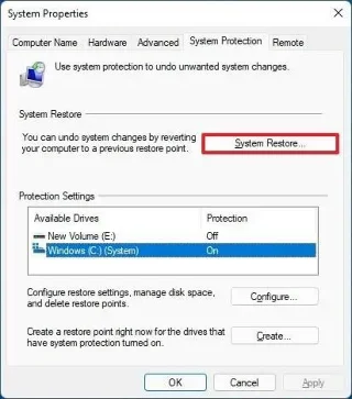 Kaip sukurti sistemos atkūrimo tašką sistemoje „Windows 11“