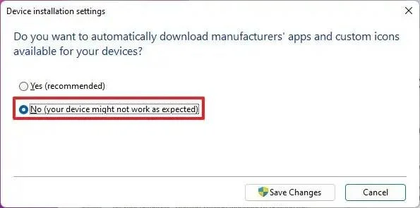Slik deaktiverer du automatisk driverinstallasjon i Windows 11